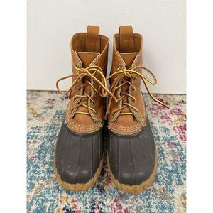 L.L. BEAN Women's Tan/Brown 6" Shaft Bean Boots Sz 7